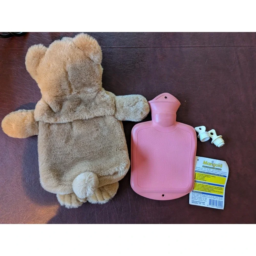 Vintage Kids Hot Water Bottle -‎ Teddy Bear - Germany Tags